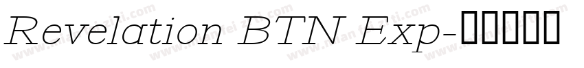 Revelation BTN Exp字体转换